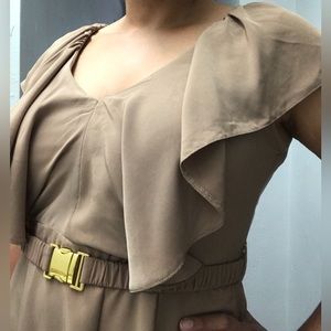 H&M dress, color Taupe, size 14.
